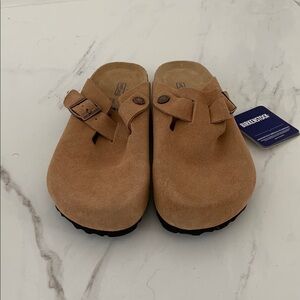 Birkenstock Boston Clog Mink Brown 37 38 Woman's Size's 6 6.5 7 7.5 Soft Footbed